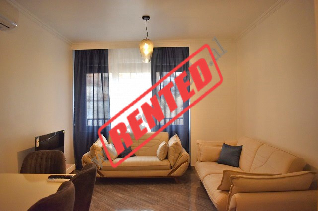 
Two bedroom apartment for rent in Tefta Tashko Koco Street, in the Pazari area in Tirana, Albania.